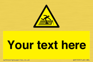 Custom Figure on Roof Sign